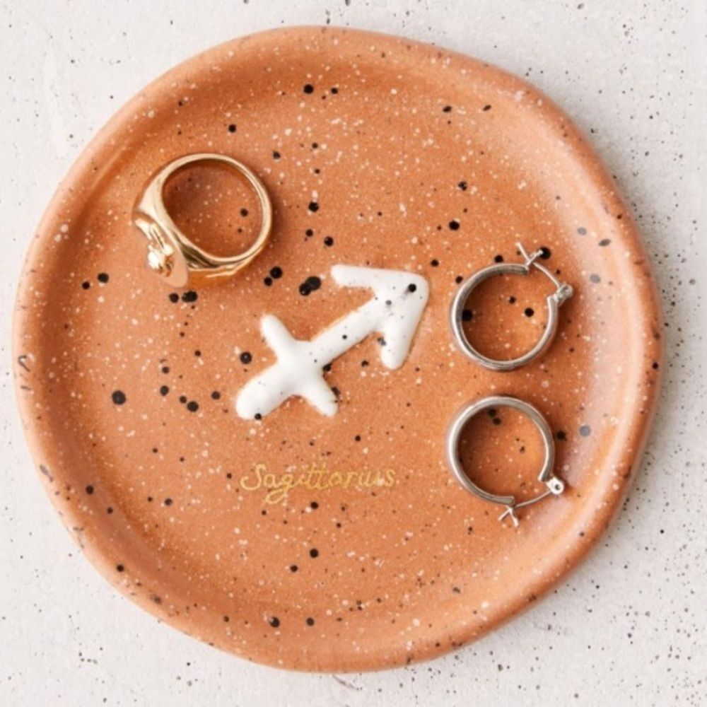 Urban Outfitters Boho Zodiac Sign Catch-All Dish Color: Sagittarius - Picture 2 of 5